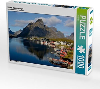 CALVENDO Puzzle Reine/ Moskenesøya 1000 Teile Lege-Grösse 64 x 48 cm Foto-Puzzle Bild von GUGIGEI, 1