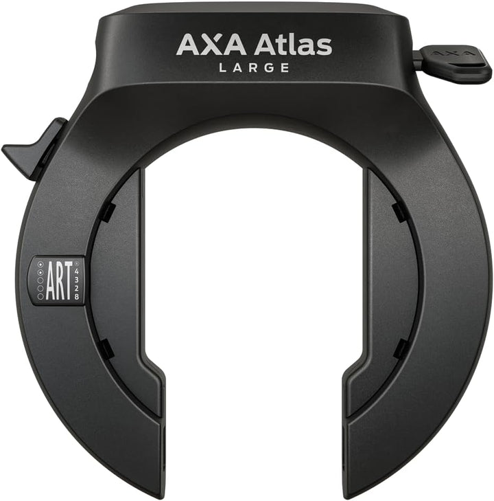 AXA Atlas Large + ULC 130 Einsteckkette + Satteltasche – Rahmenschloss Set – Sicherheitsstufe 14 – S