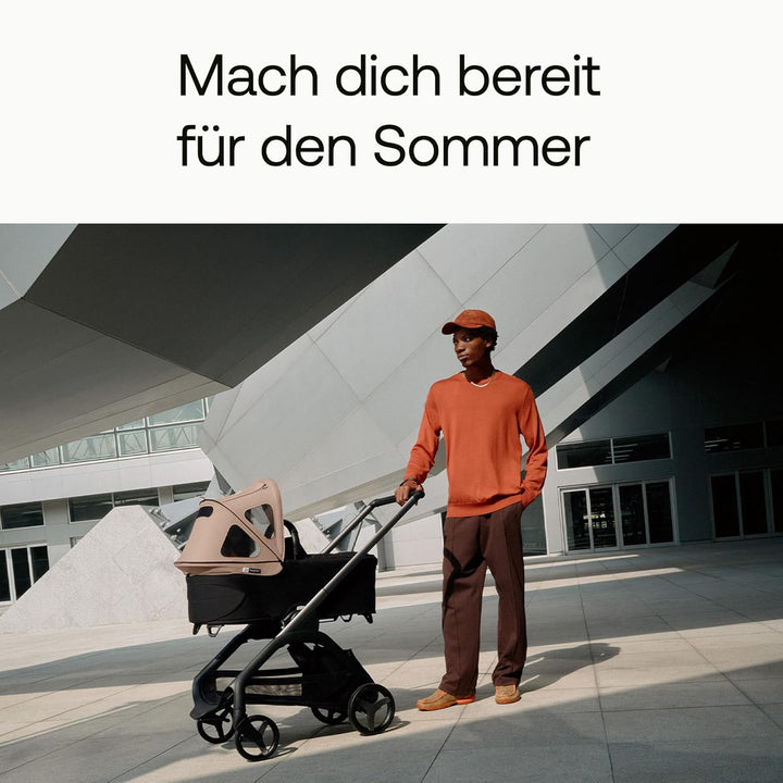 Bugaboo Dragonfly Sonnendach mit Lüftungsfenstern, ausziehbar für zusätzlichen und optimalen Sonnens