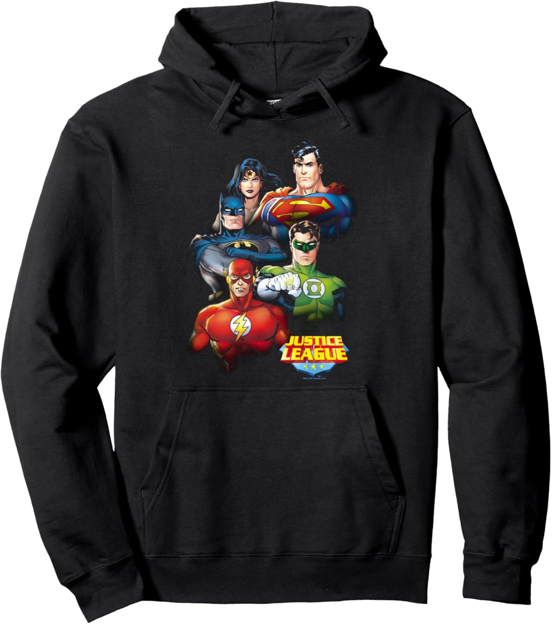 Justice League Group Portrait Pullover Hoodie