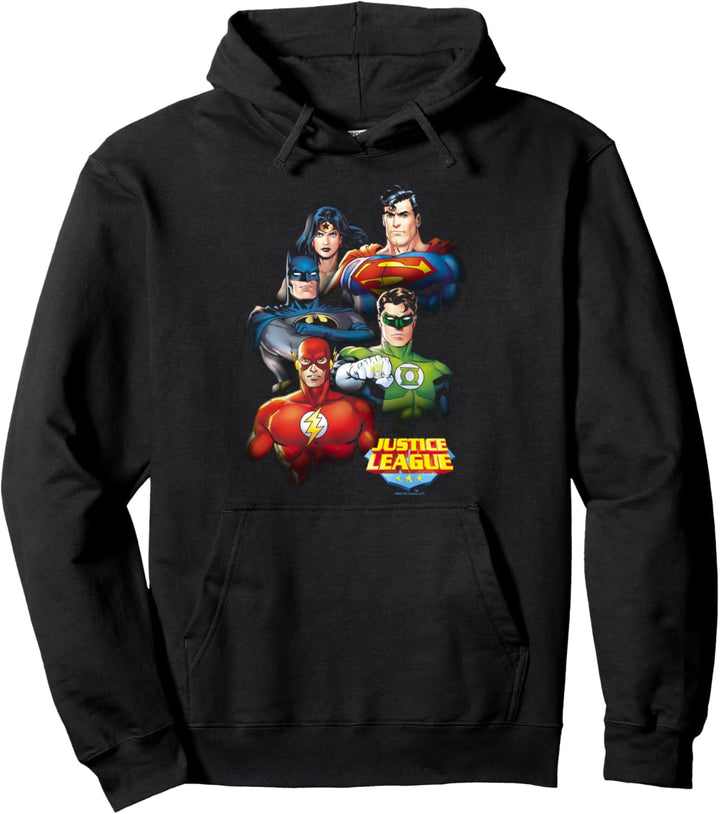 Justice League Group Portrait Pullover Hoodie