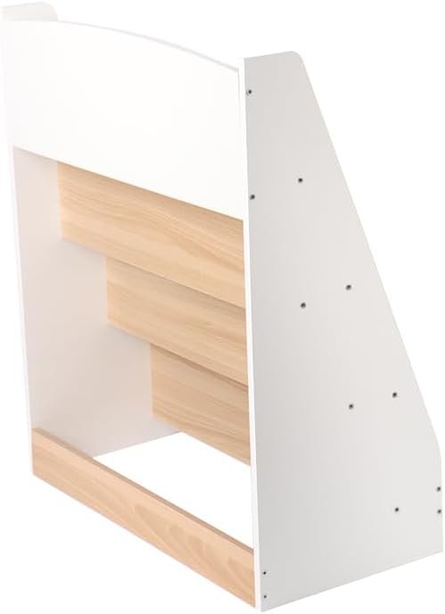homewell Kinder Bücherregal aus MDF, 4 Fächer Bücherständer für Kinderzimmer, Bücherregal Aufbewahru