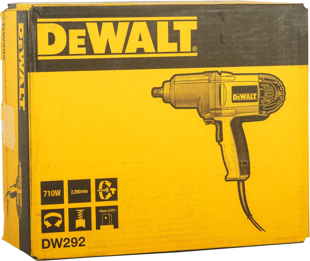 DeWalt 710 Watt Schlagschrauber (sehr hohes Drehmoment von 440 Nm in beide Laufrichtung, robust, Dau