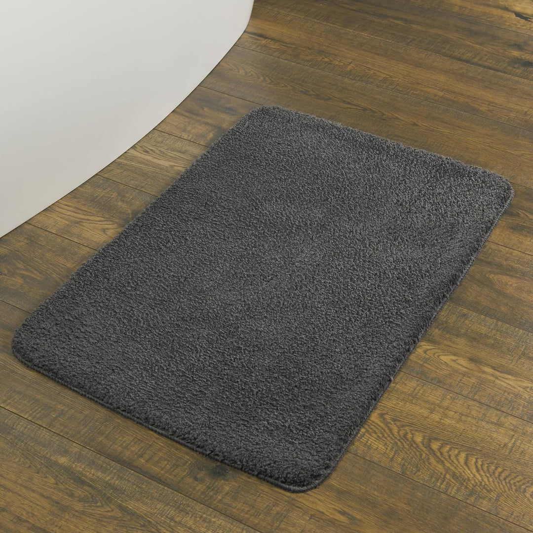 Sealskin Badteppich Angora, grau, 60 x 90 cm 90x60 cm Grau, 90x60 cm Grau
