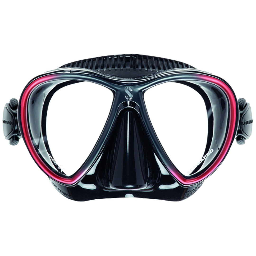Scubapro Synergy Twin Trufit Scuba Diving Mask schwarz/rot, schwarz/rot