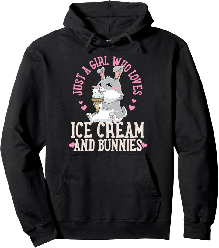 Eis Hase Kaninchen Kawaii Pullover Hoodie