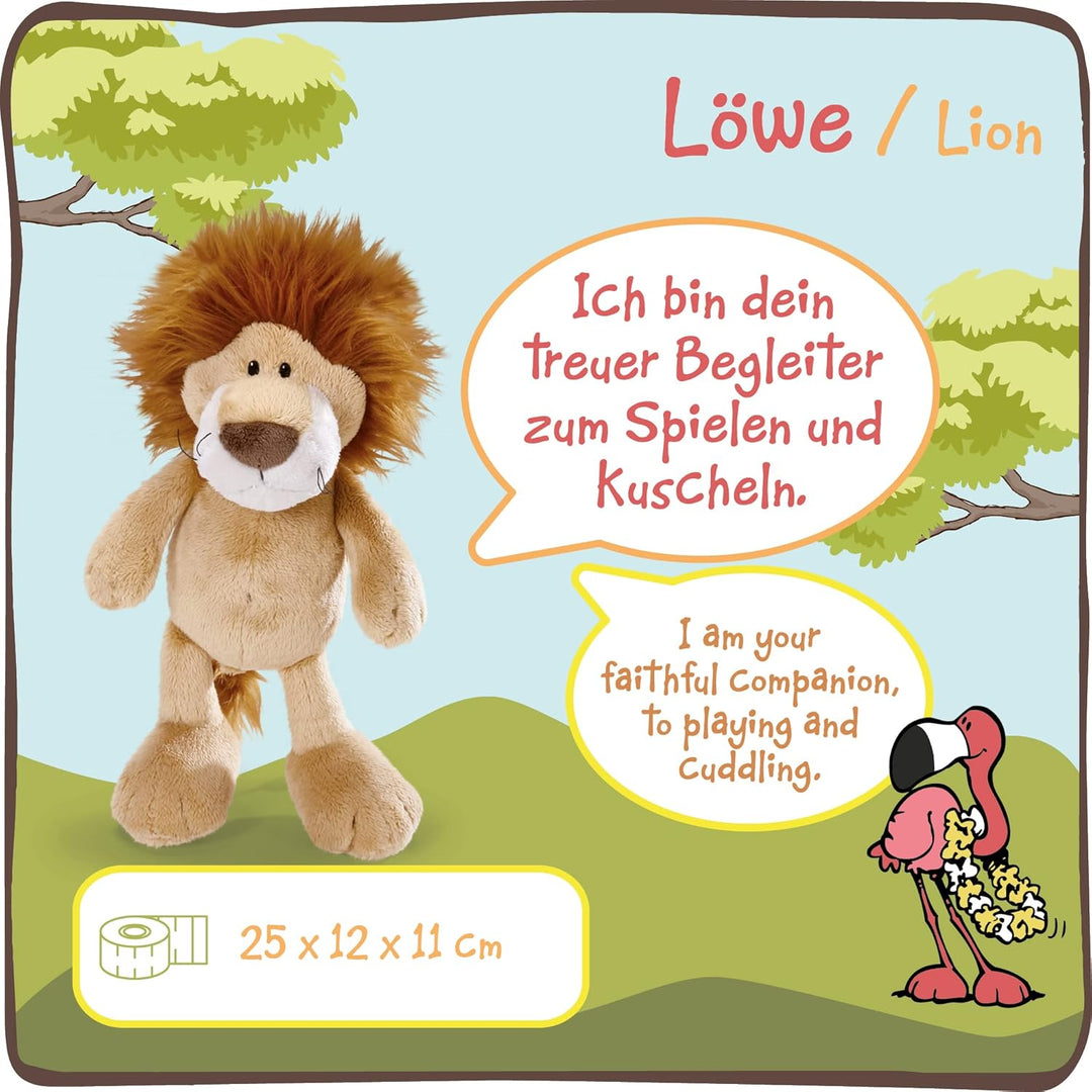 NICI 48390 Kuscheltier 25 cm Plüschtier für Mädchen, Jungen & Babys – Flauschiger Stofftier Löwe zum