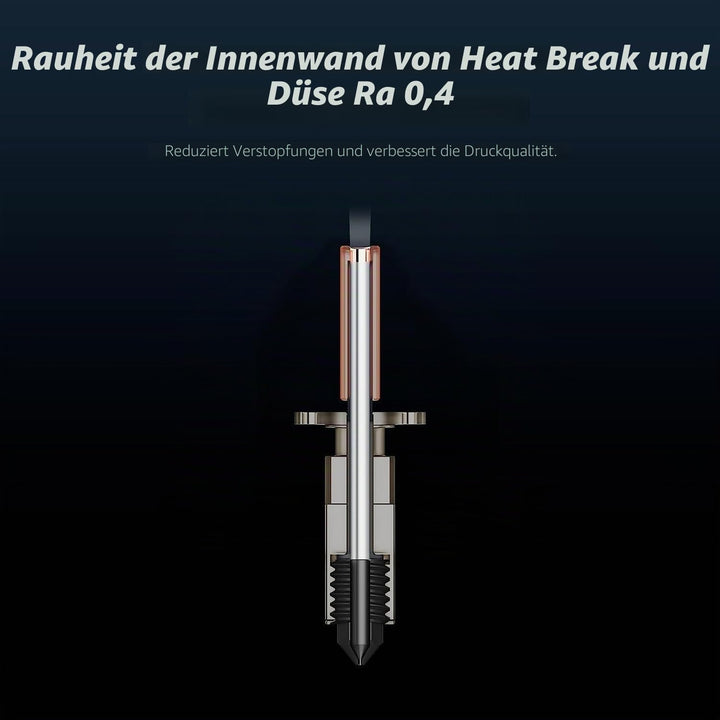 Upgrade TZ2.0 Bimetall Heatbreak Hotend w/überzogener Kupfer Heizblock Silikon Socke Hohe Temperatur