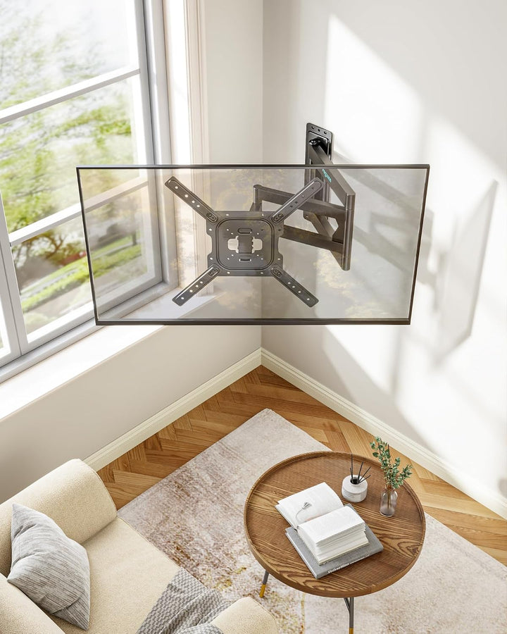 PEGZONE TV Wandhalterung Langarm 60-960mm 23-75" bis 50kg, VESA max.400x400 | Wandhalterung Fernsehe