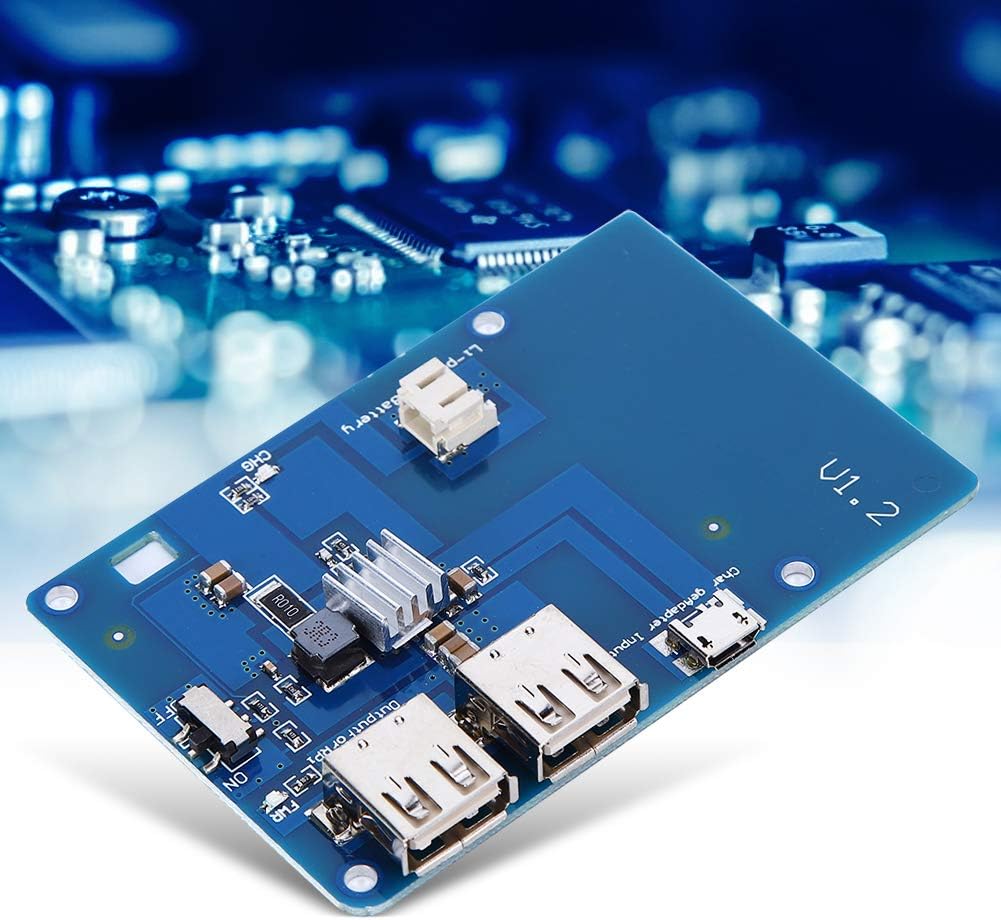 USV-Erweiterungsplatine, 3800 MAh Lipo-Batteriemodul, Dual-USB-Ausgang, Passend für