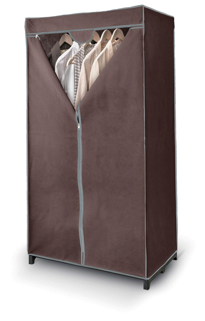 Domopak ARMARIO GUARDA ROPA Tela 75X50X145CM, Textil, Braun, One Size