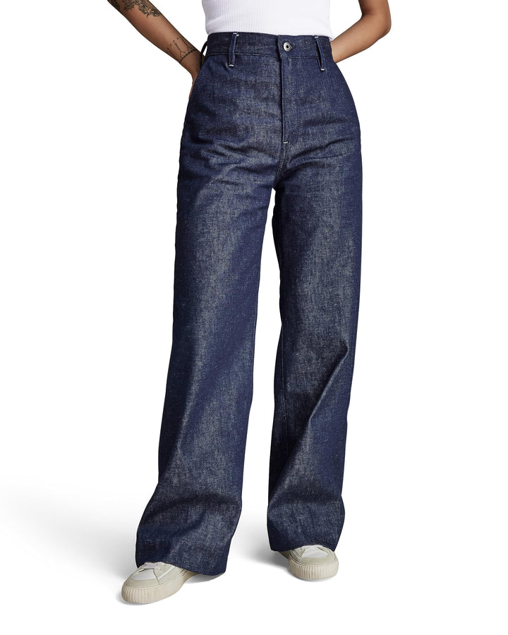 G-Star Damen Deck 2.0 Chino 27W / 32L Blau (Raw Denim D23945-d443-001), 27W / 32L Blau (Raw Denim D2