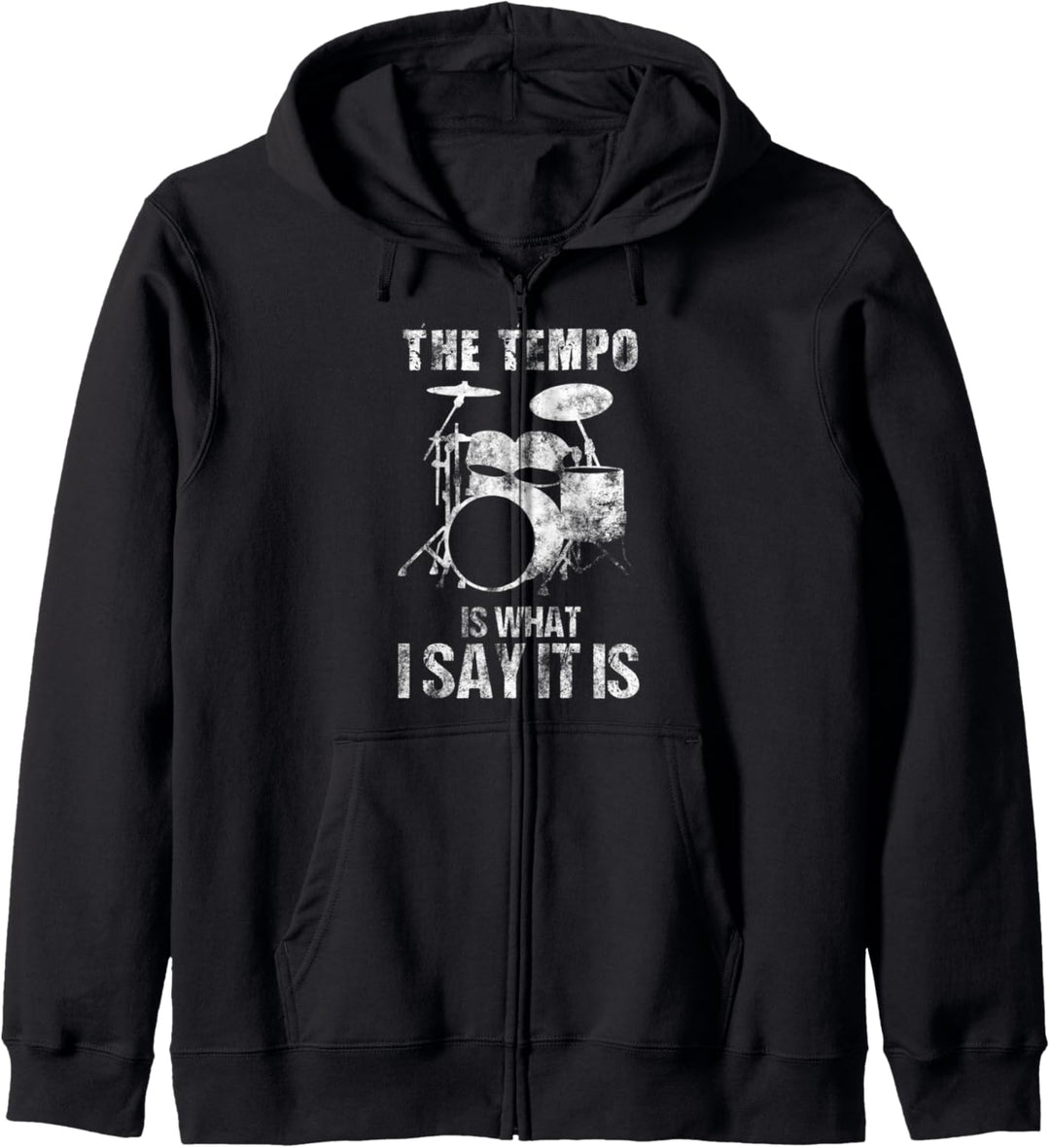 Das Tempo ist das, was ich sage, es ist Beat Rhythmus Kapuzenjacke
