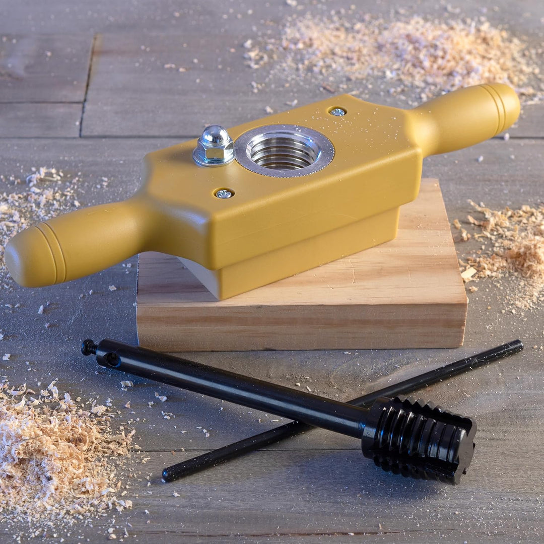 Kings County Tools Gewindeschneider-Set, 2,5 cm Grösse, schneidet männliche und weibliche Holzgewind