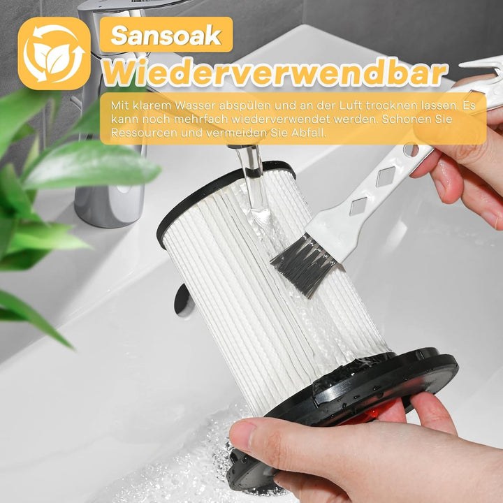 4 Stück Ersatzfilter für Bosch Unlimited Gen2 Serie 8 Staubsauger，kompatibel mit Bosch 12036642 1202