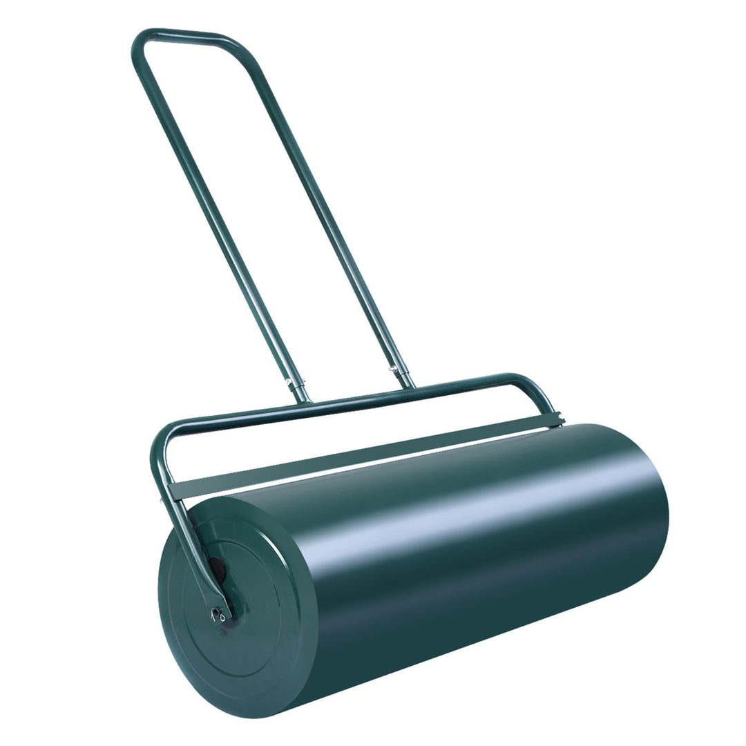 SOARS Rasenwalze befüllbar 48L, Ø32cm Handwalze, Rasenroller mit U-Griff & abnehmbarem Ablassstopfen