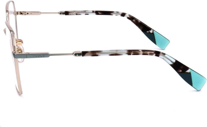 Furla Damen Sonnenbrille, Shiny Light Gold W/Coloured Parts