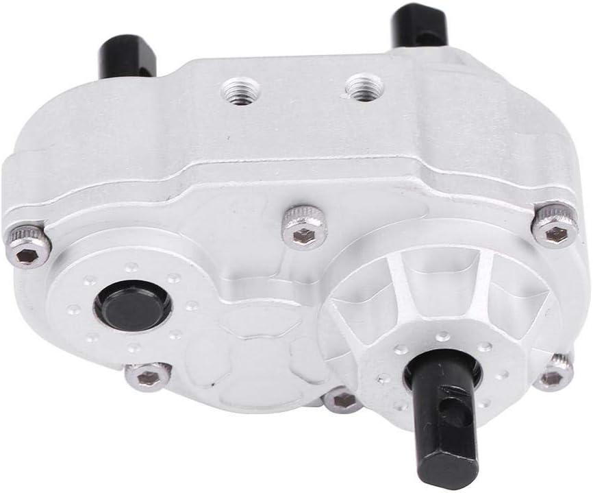 RC Crawler Transfer Case, Metall RC Car Transfer Case mit Schrauben für SCX10 / Gelande II D90 1/10