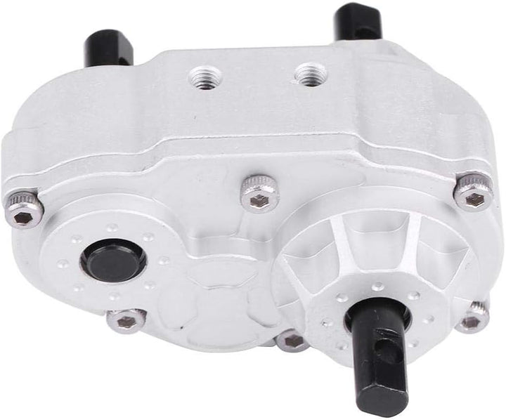 RC Crawler Transfer Case, Metall RC Car Transfer Case mit Schrauben für SCX10 / Gelande II D90 1/10