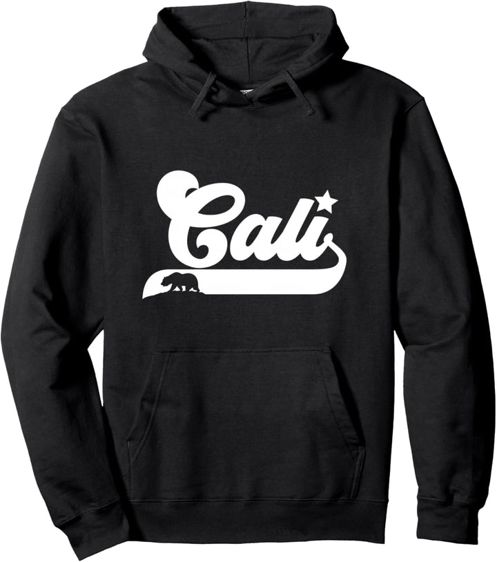 Cali Vintage California Bear USA State Beauty Design-Idee Pullover Hoodie