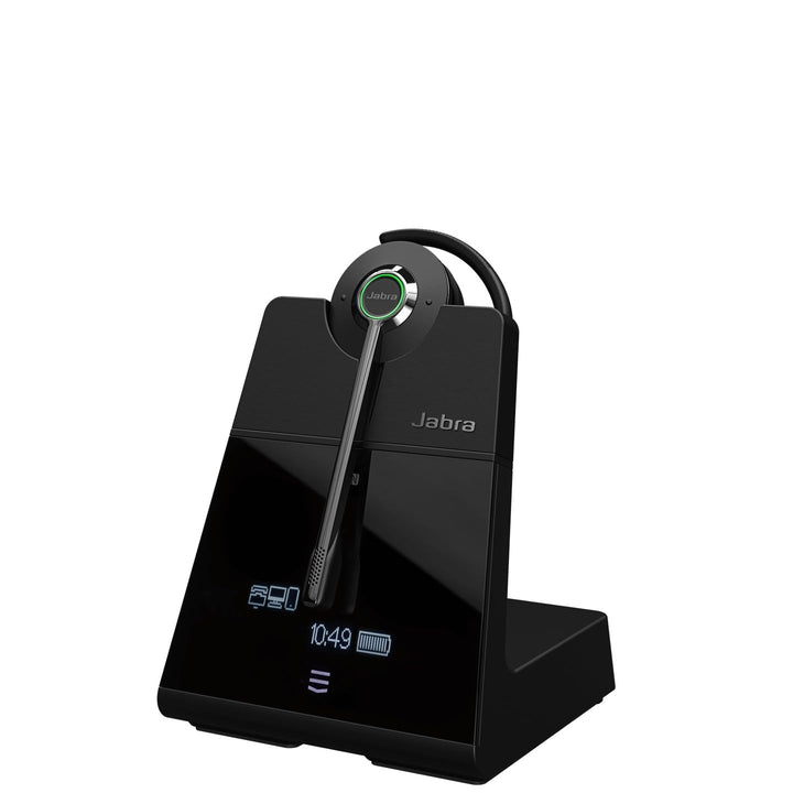 Engage 75 SE Convertible Headset with earhook, Base, Power Supply, 1.5m USB-C to USB-A Cable, Desk P