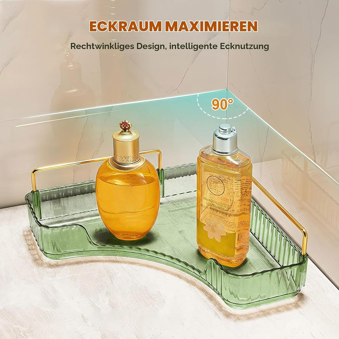 SHANNA Eckiger Make Up Kosmetik Organizer: Stauraum für die Arbeitsplatte, hochkapazitiver Hautpfleg
