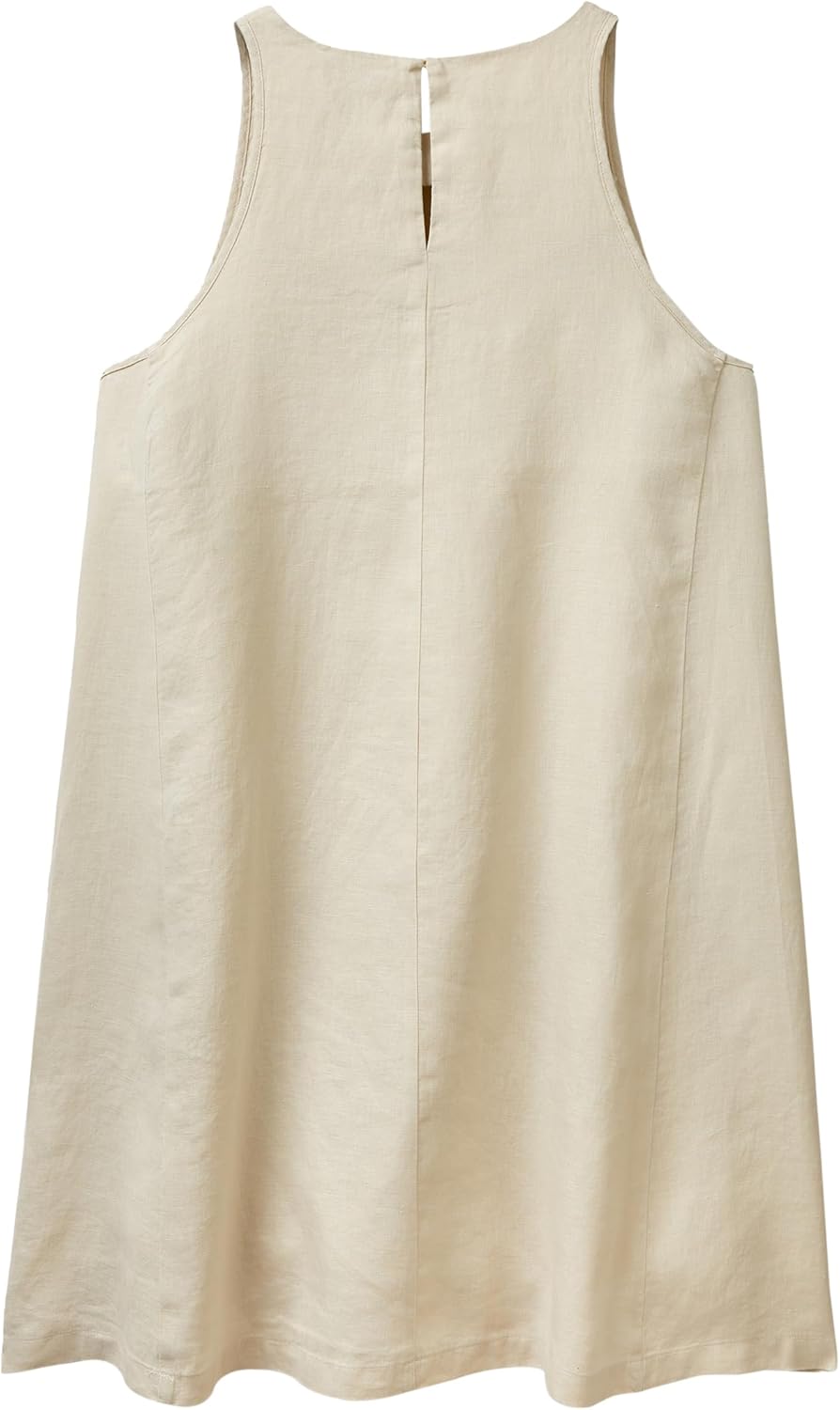 United Colors of Benetton Damen Kleid M Beige 152, M Beige 152