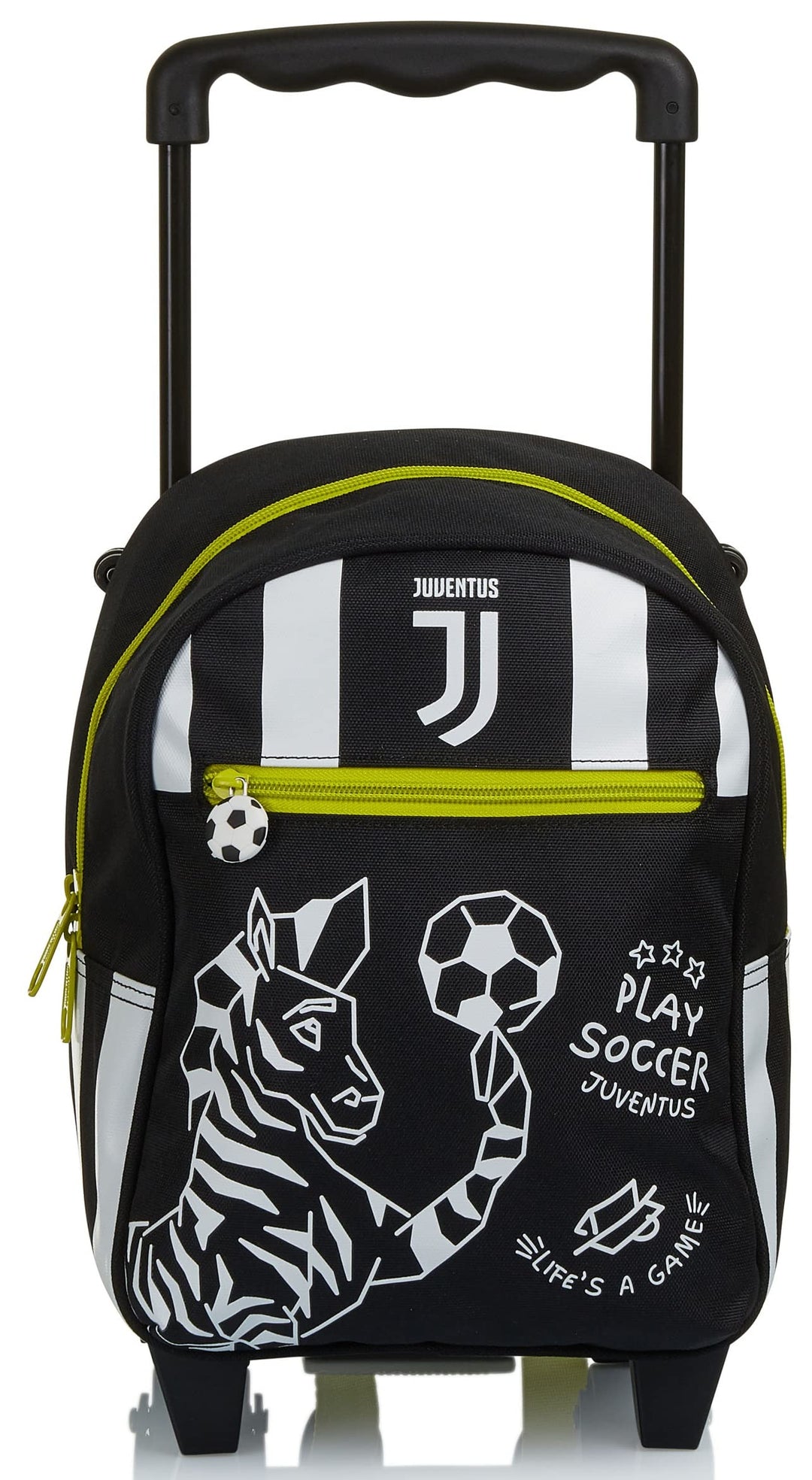 Juventus Kleiner Trolley Future Legacy, schwarz und weiss, für Kinderzimmer und Reisen