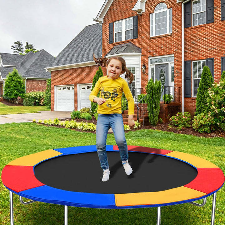 Ansobea Trampolin Gartentrampolin Randabdeckung,UV-beständig reissfest Federabdeckung, Trampolin Ran