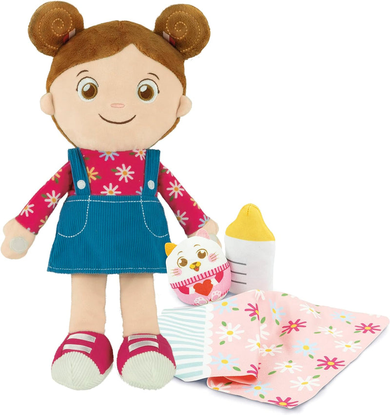 Clementoni 17737 My Soft Doll, Olivia-Kuschelpuppe, Weiche Stoffpuppe Für Babys Ab 1 Jahren, Geschen