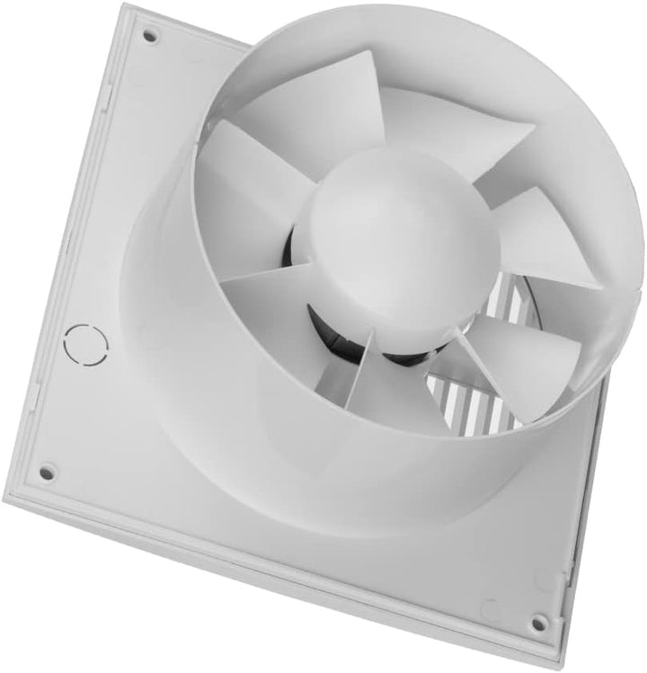 EUROPLAST Ø 150mm Wandventilator Lüfter Abluft Ventilator Küche WC Bad - Badlüfter Fan - Kunststoff