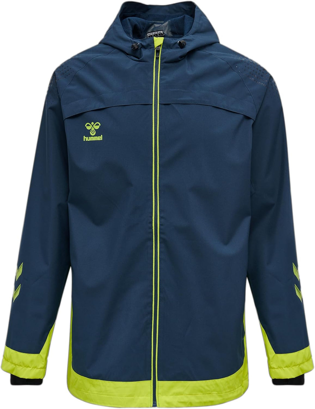 hummel hmlLEAD Allwetterjacke Herren 3XL dunkelblau / gelb, 3XL dunkelblau / gelb