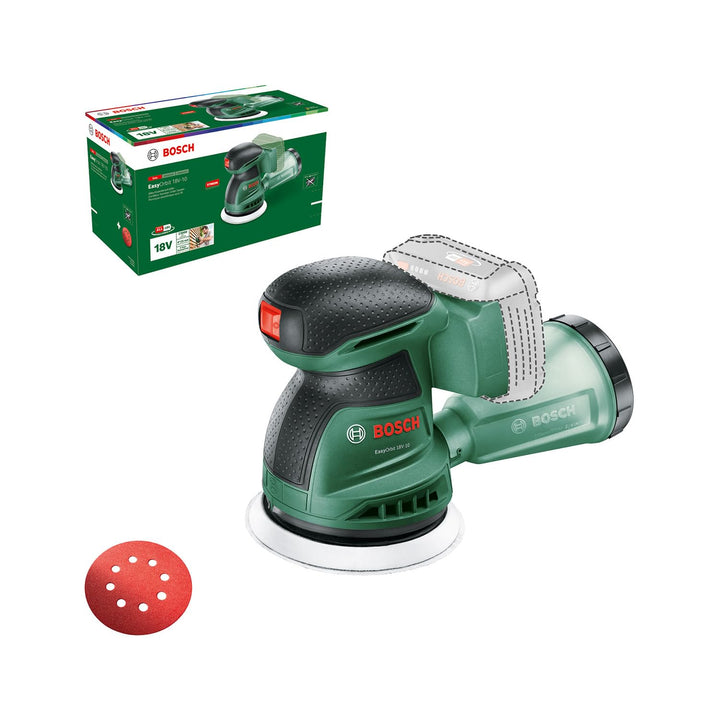 Bosch Akku-Exzenterschleifer EasyOrbit 18V-10 (Schleifen von kleinen bis mittelgrossen Holzoberfläch