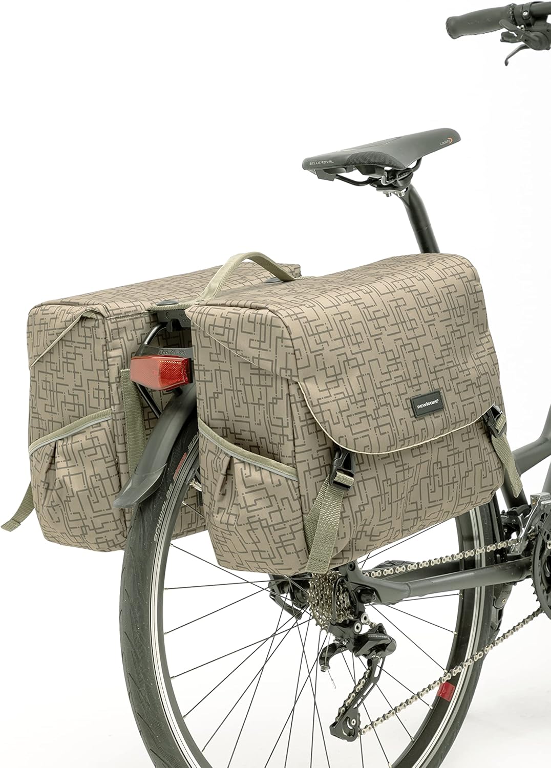 New Looxs Mondi Joy Double Racktime Doppeltasche, Ivy 38 Liter Ivy Walnut, 38 Liter Ivy Walnut
