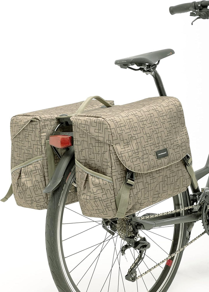 New Looxs Mondi Joy Double Racktime Doppeltasche, Ivy 38 Liter Ivy Walnut, 38 Liter Ivy Walnut