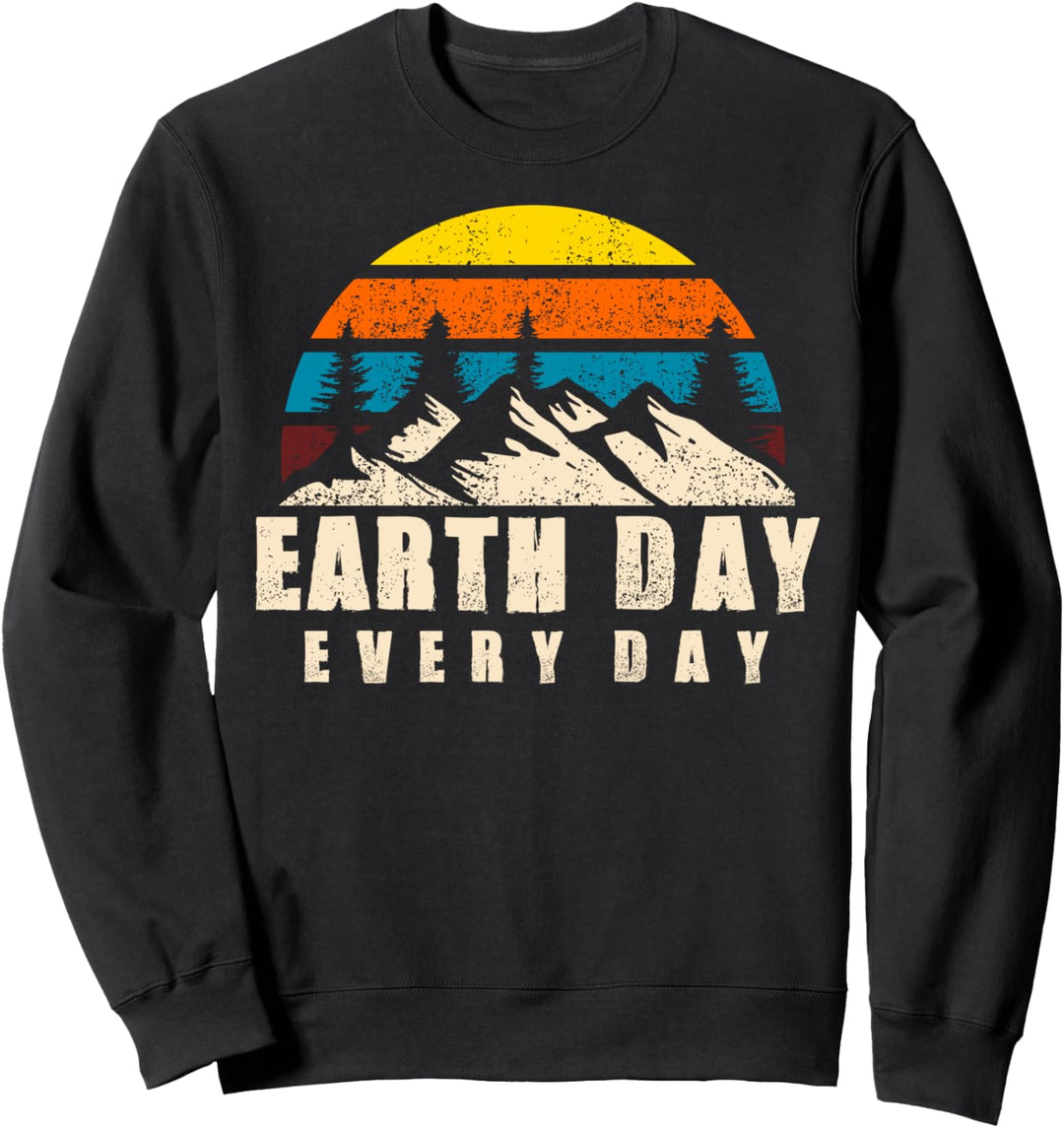 Earth Day Everyday 51. Jahrestag Planet Lehrer oder Kinder Sweatshirt