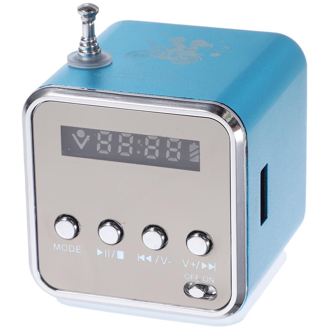 ULTECHNOVO Kleines Radio: Mini-Digital-Wireless-Musik-Player, tragbarer Stereo-Lautsprecher, MP3-, M