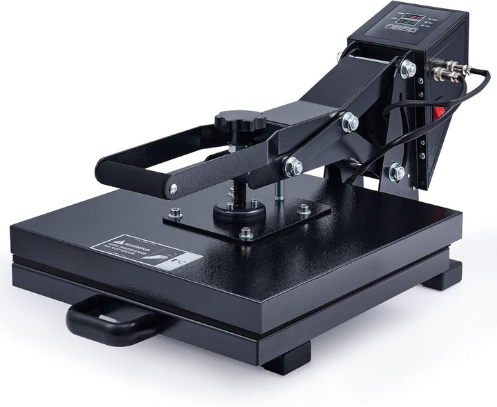 CREWORKS 1400W Transferpresse Textilpresse T-Shirt Sublimationsmaschine 38x38cm Hitzepresse Heat Pre