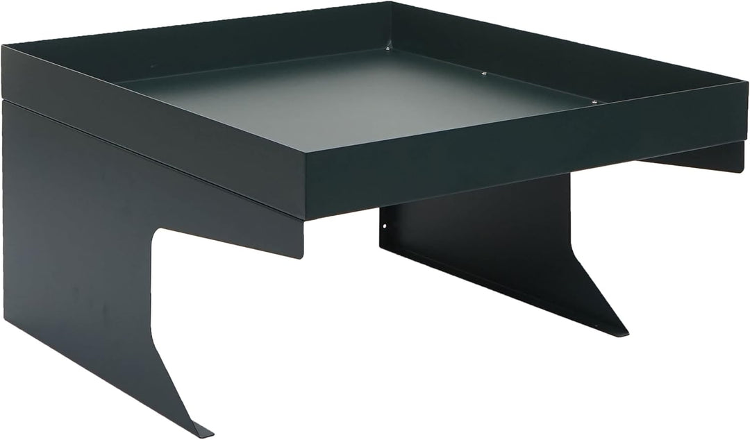 Mendler Mähroboter-Garage mit Pflanzkasten HWC-G60AM, Dach Unterstand für Rasenmäher, Metall 37x60x7
