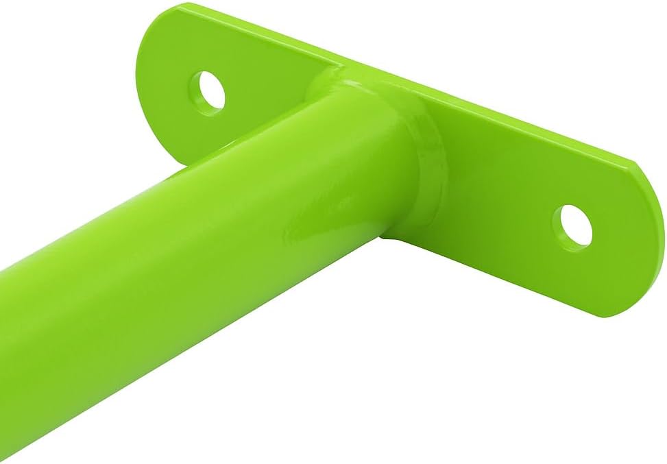 TRIBECCO® Reckstange Turnstange Gymnastikstange Metallstange 90 cm Limettengrün, 90 cm Limettengr&#x