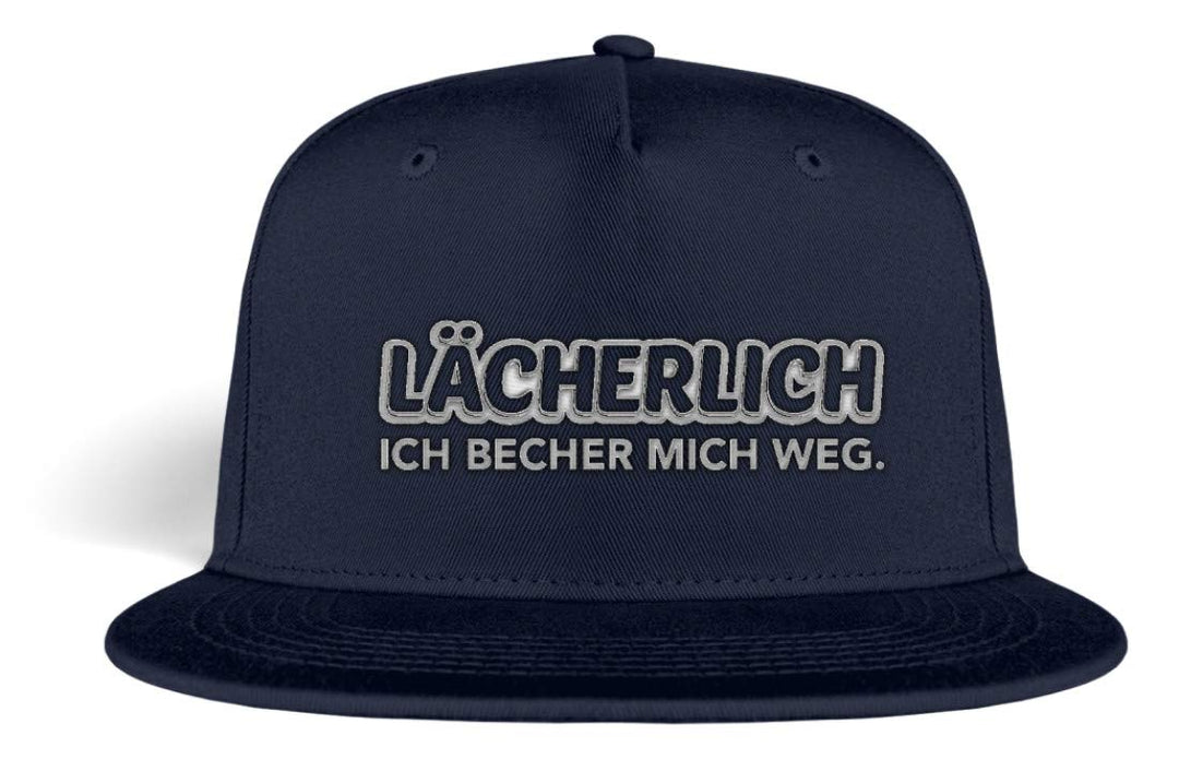 Galeriemode Lächerlich ich Becher Mich Weg Snapback - Kappe -Einheitsgrösse-Oxford Navy