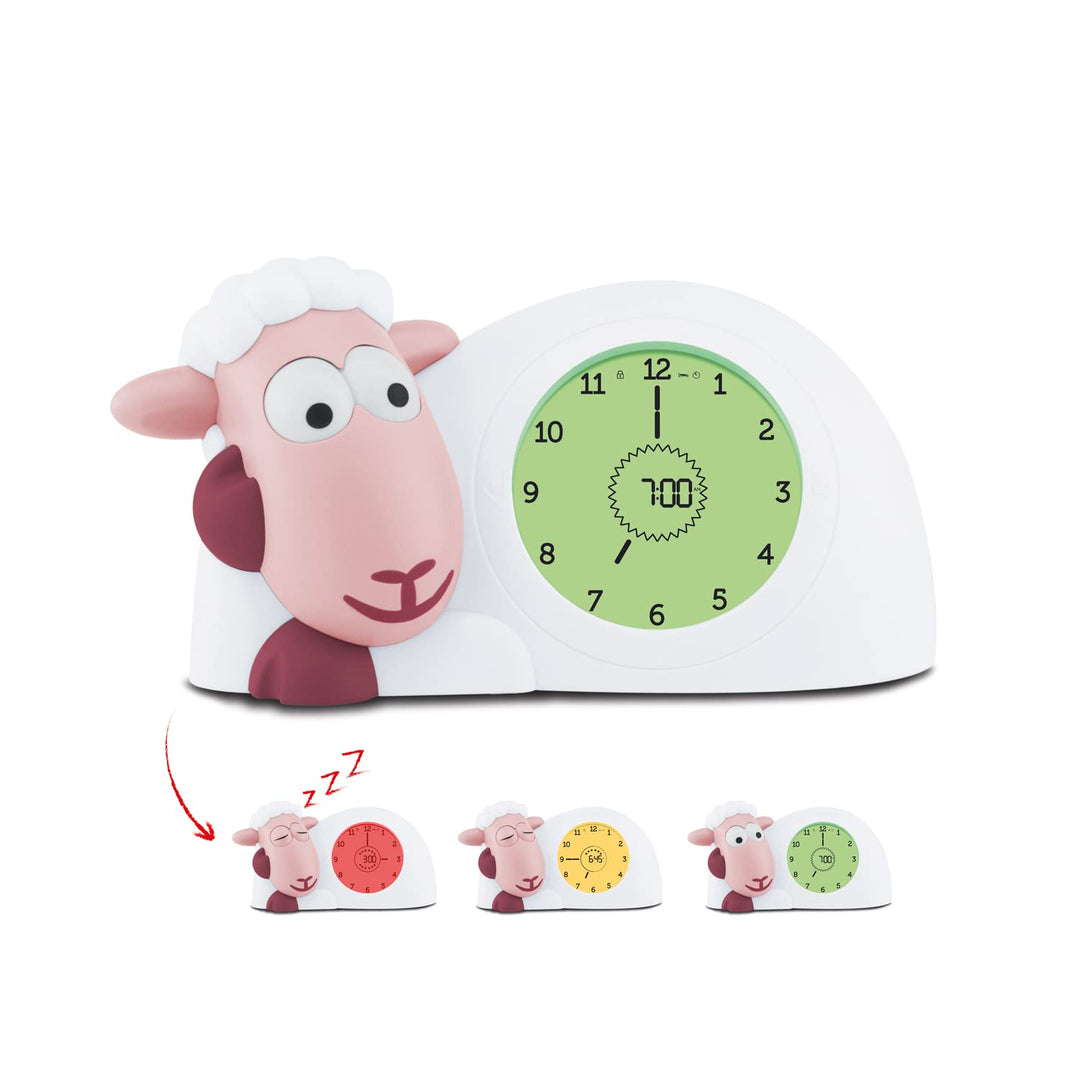 ZAZU Sam The Lamb Uhr – Schlafcoach Uhr und Nachtlicht für Kinder | Bringt Ihrem Kind mit visuellen