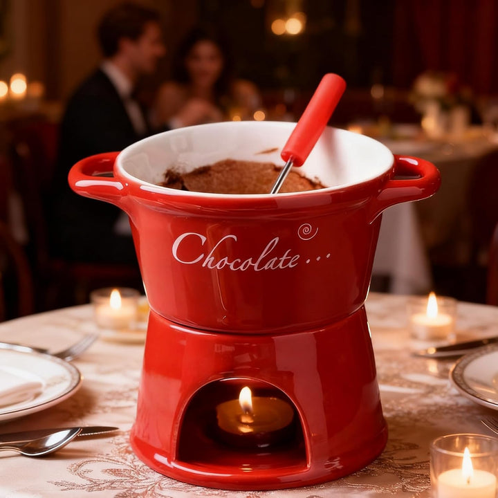 Tasse zum Schmelzen von Schokolade - Keramik Zum Schmelzen,Fondue Tassen Set Für Schmelzende Schokol