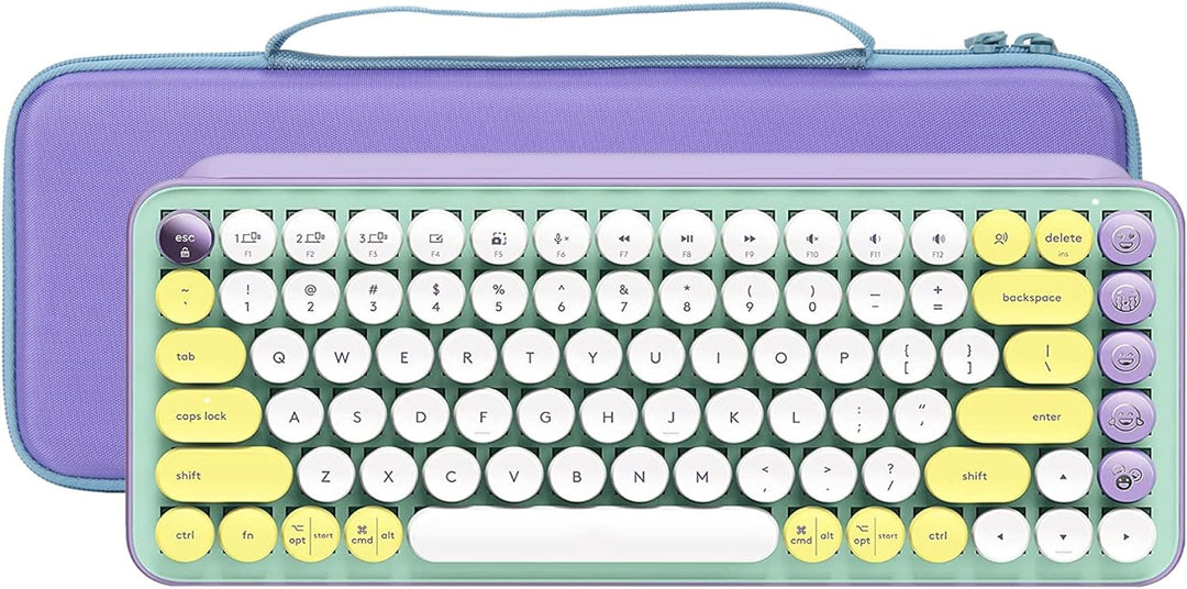 Aenllosi Hart Tragen Tasche Hülle für Logitech POP ICON Combo/Pop Keys Mechanische kabellose Tastatu