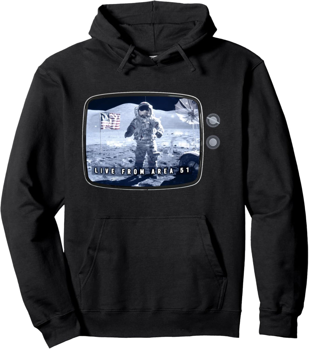 Gefälschte Mondlandung, Verschwörungstheorie Übertragung Pullover Hoodie