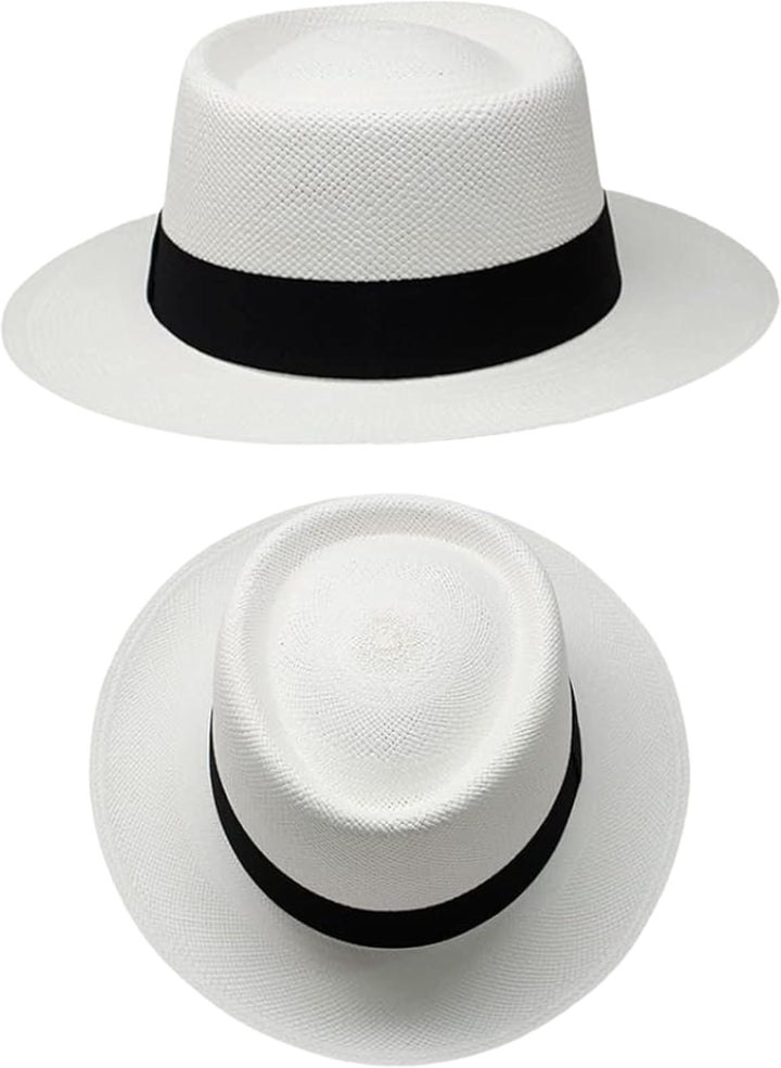 Gamboa Fedora Panama Hut Herren und Damen Sommer Strohhut Panamahut Sonnenhut UV-Schutz UPF50+ M Sum