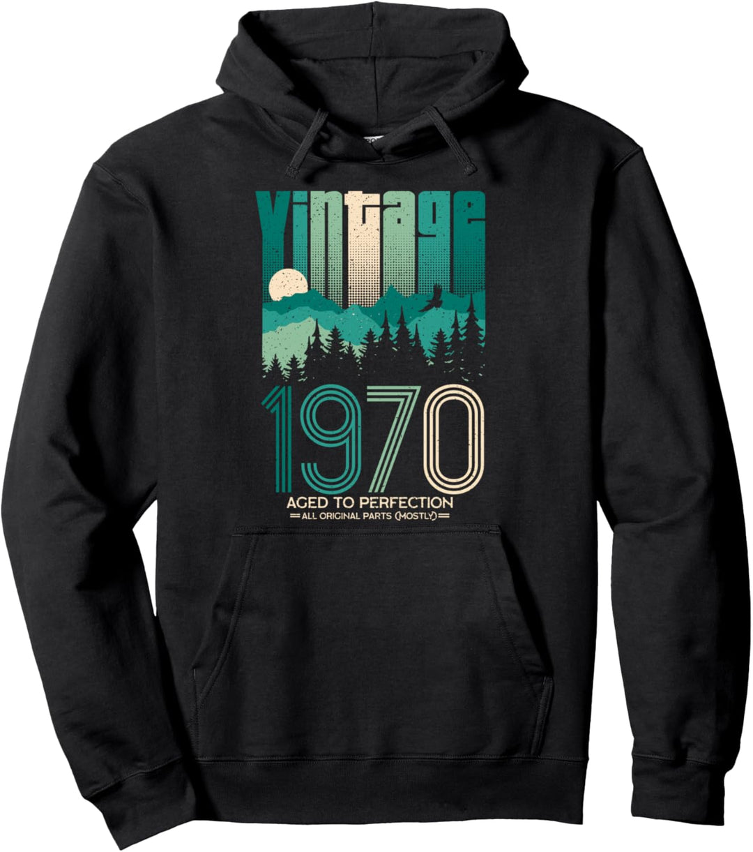 50. Geburtstag Geschenk Vintage 1970 50 Jahre Männer Frauen Pullover Hoodie