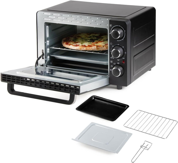 Mini Backofen 20 Liter, 120 Min. Timer, Ober-& Unterhitze - 1300 Watt
