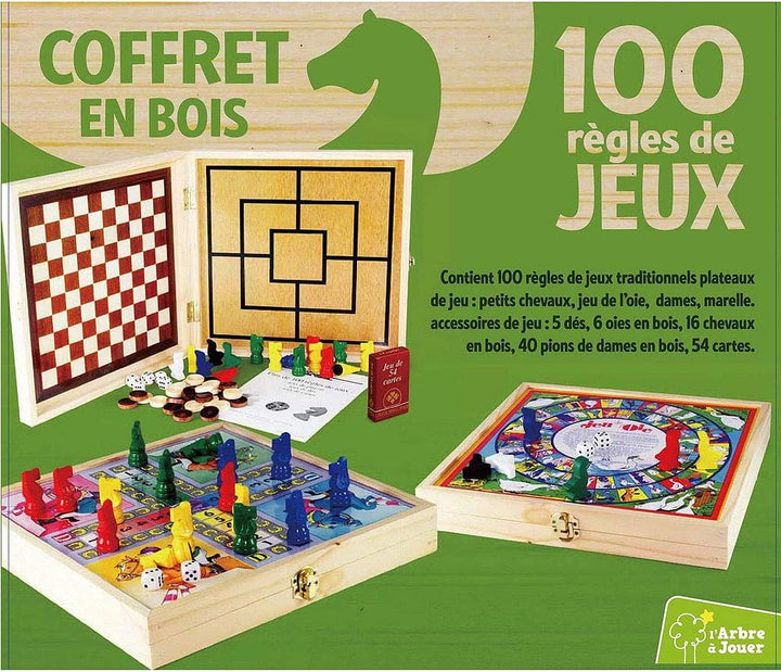 JEUJURA jeujuraj11855 Spiel in Holzbox (100)