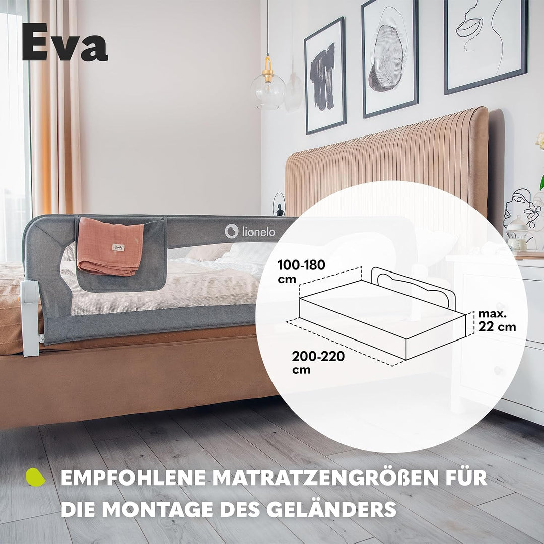 LIONELO Eva fall out protection bed fall out protection children&